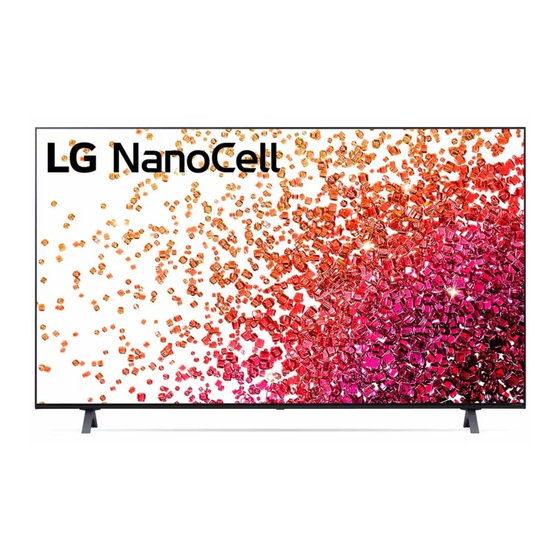 LG 43NANO75 Serie Manuel D'utilisation