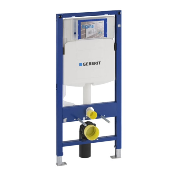 Geberit Duofix Manuel De Montage