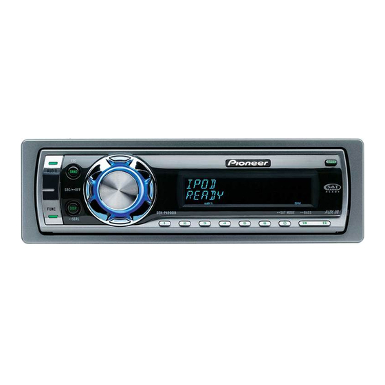 Pioneer DEH-P4900IB Mode D'emploi