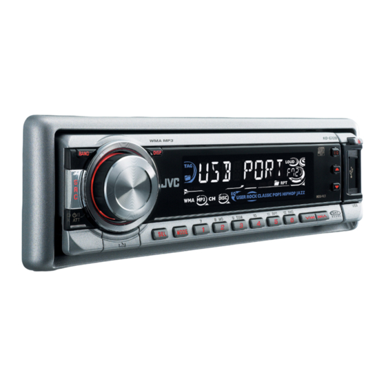 JVC KD-AR770 Manuel D'instructions