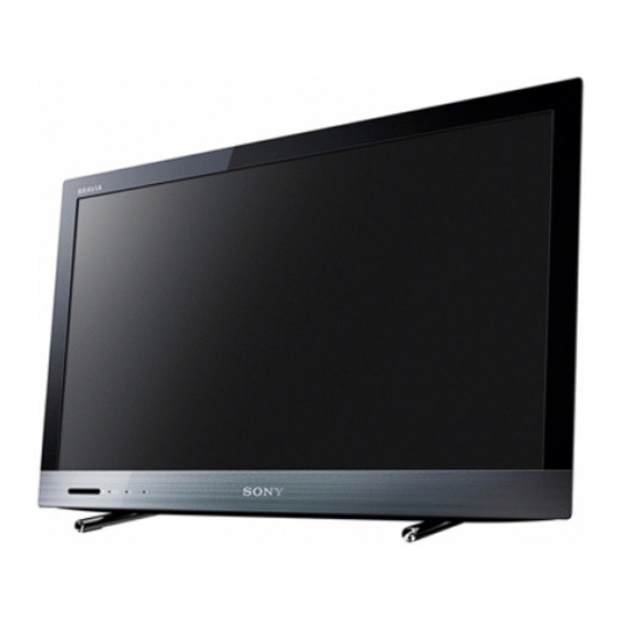 Sony BRAVIA KDL-22EX320 Mode D'emploi