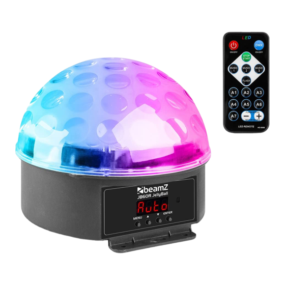 Beamz JB60R Jelly Ball Mode D'emploi