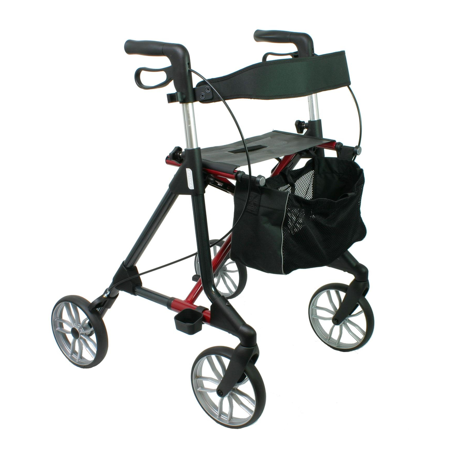 Russka Rollator elan classic Mode D'emploi