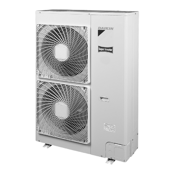 Daikin Sky Air RZQ100B8W1B Consignes D'installation, D'utilisation Et De Sécurité