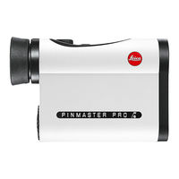 Leica PINMASTER II PRO Notice D'utilisation