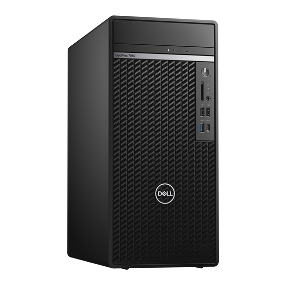 Dell OptiPlex 7080 Tower Guide De Configuration Et Des Caractéristiques