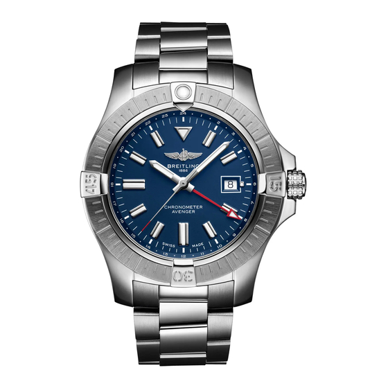 Breitling AVENGER AUTOMATIC GMT Mode D'emploi