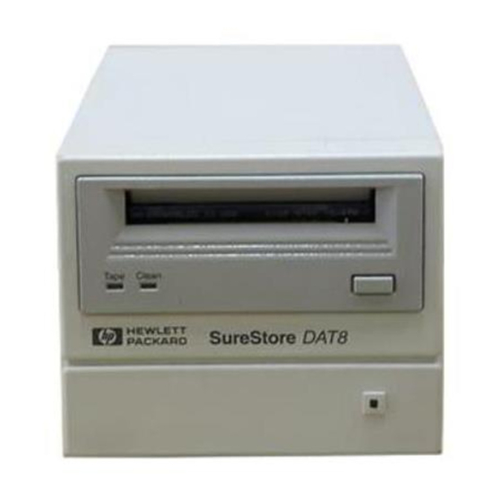 HP SureStore Tape 5000e Guide D'installation