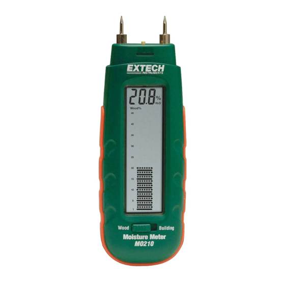 Extech Instruments MO210 Guide D'utilisation