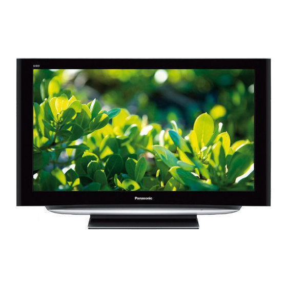 Panasonic VIERA TH-42PZ85EA Mode D'emploi