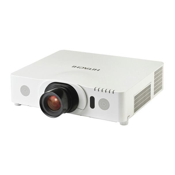 Hitachi CP-X8150 Manuel D'utilisation