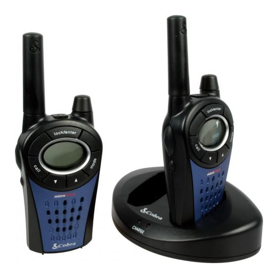 Cobra MICROTALK MT 975 Mode D'emploi