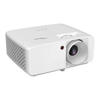 Optoma ZW350e Manuel De L'utilisateur