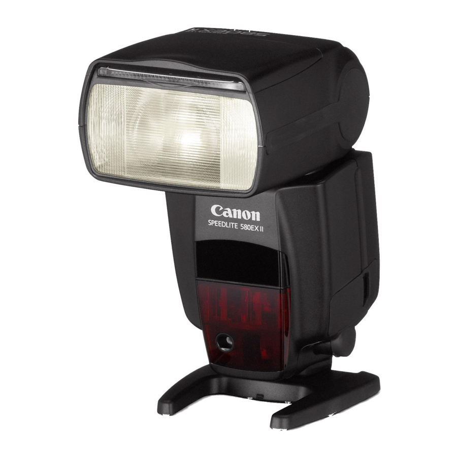 Canon SPEEDLITE 580EXII Mode D'emploi