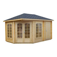 Palmako Log cabin FRL28-4530 Notice De Montage