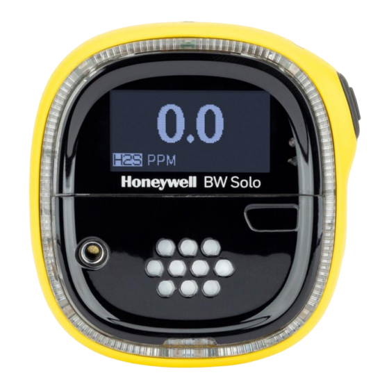Honeywell BW solo Manuel D'utilisation