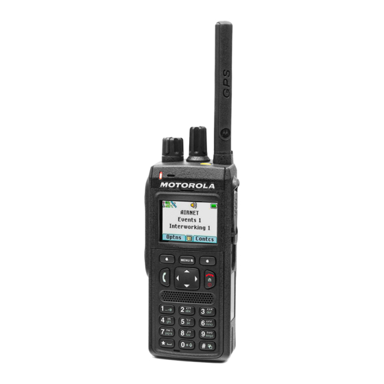 Motorola Solutions MTP3550 Guide D'utilisation