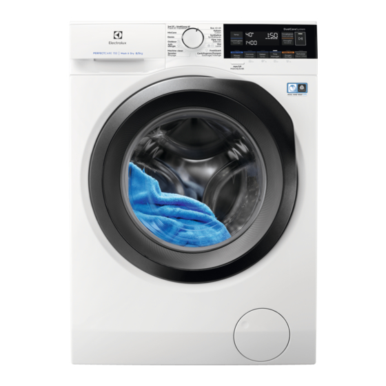 Electrolux EW7W16853D Notice D'utilisation