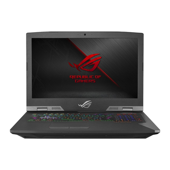 Asus ROG-G703GI-E5083T Mode D'emploi