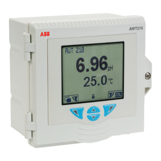 ABB AWT210 Instructions D'utilisation Et Instructions De Mise En Service