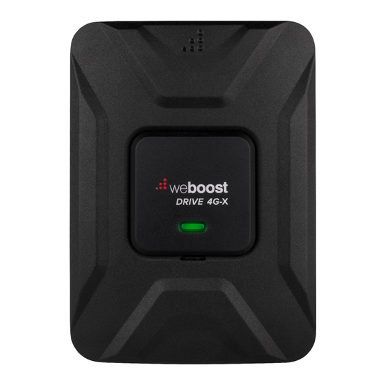 weBoost DRIVE 4G-X Manuel De L'utilisateur