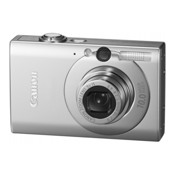 Canon DIGITAL IXUS 85 IS Guide D'utilisation
