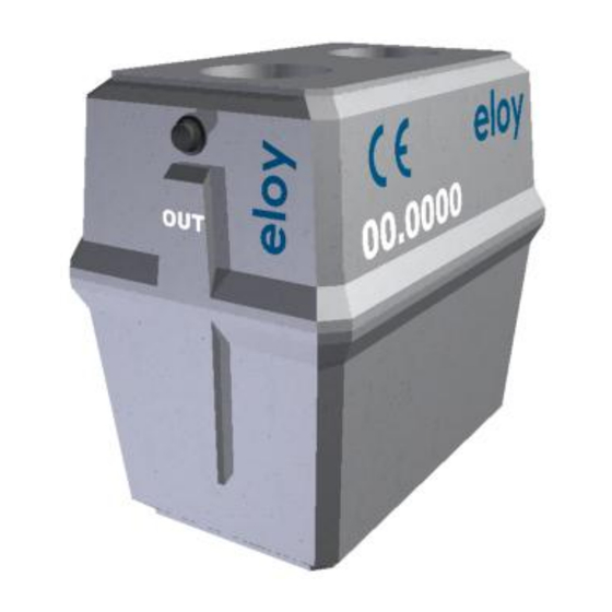 Eloy Oxyfix C-90 MB 4 EH Manuel D'utilisation Du Propriétaire