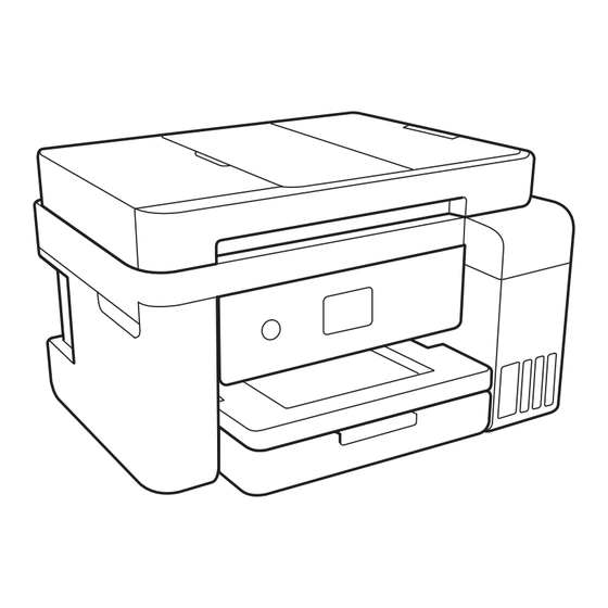 Epson EcoTank ET-3843 Point De Départ