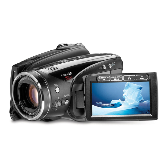 Canon HV30 Manuel D'utilisation