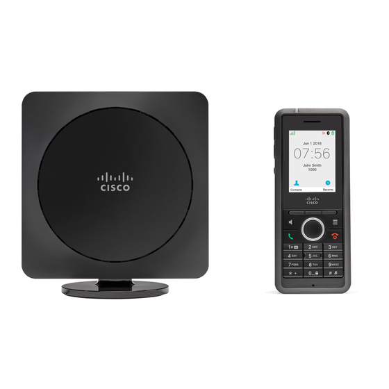 Cisco DECT 6800 Serie Guide D'administration