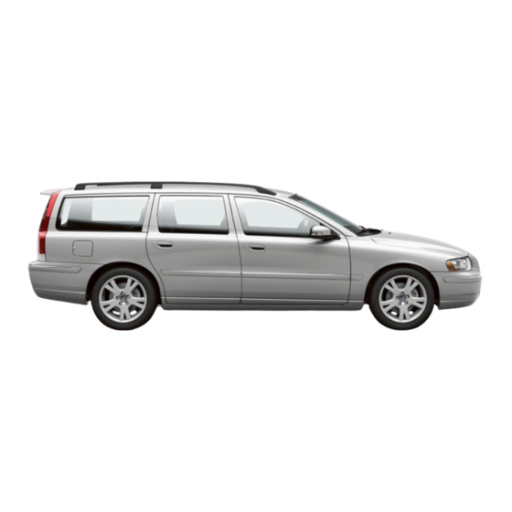 Volvo V70 2007 Conduite Et Entretien