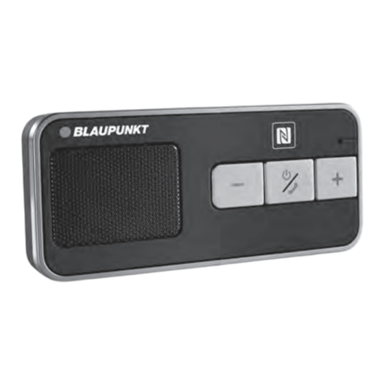 Blaupunkt BT DRIVE FREE 114 Mode D'emploi