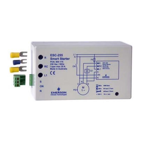 Emerson ALCO Controls ESC Serie Instructions De Service