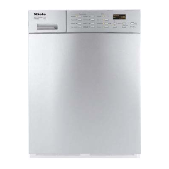 Miele T 4839 Ci Manuels