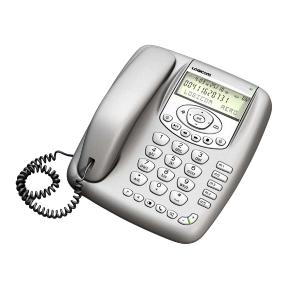 LOGICOM AERO 70 Manuel D'utilisation