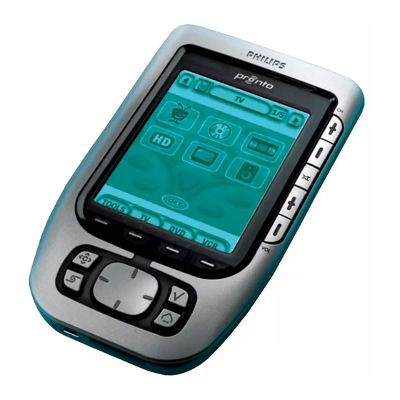 Philips Pronto Mode D'emploi