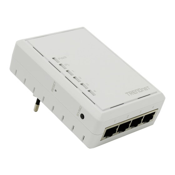 TRENDnet TPL-4052E Guide D'installation Rapide