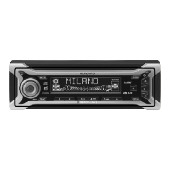 Blaupunkt Milano MP34 Notice D'emploi