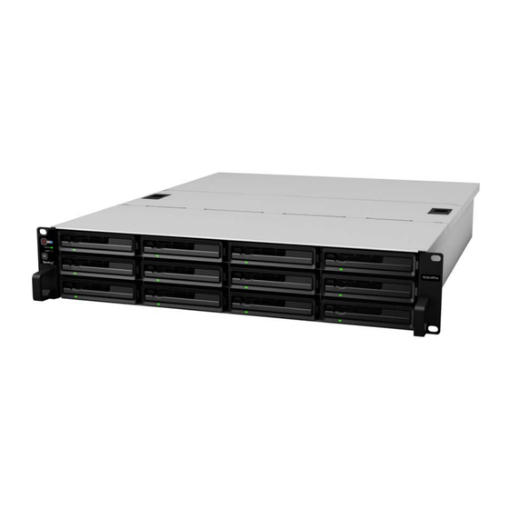 Synology RackStation RS3614xs Guide D'installation Rapide