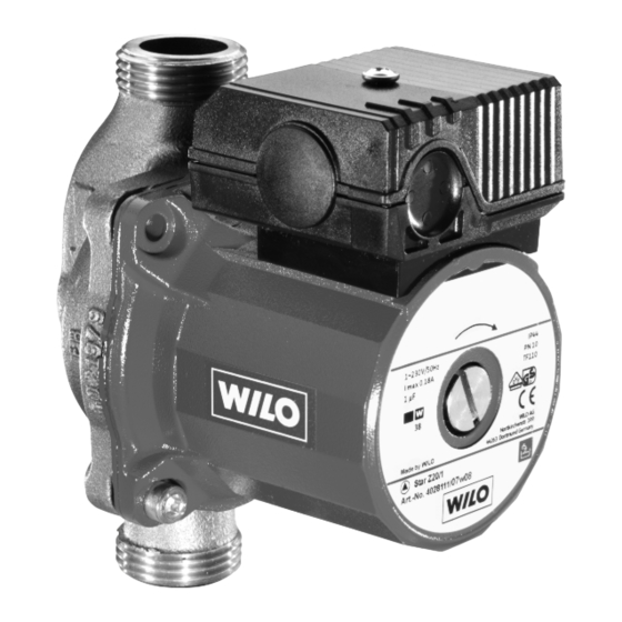 Wilo Star Z 20/1 Notice De Mise En Service Et De Montage