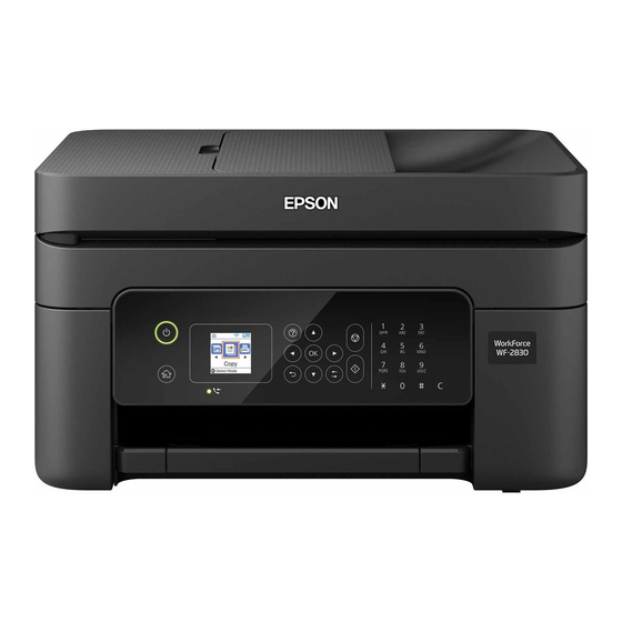 Epson WF-2830 Guide De L'utilisateur