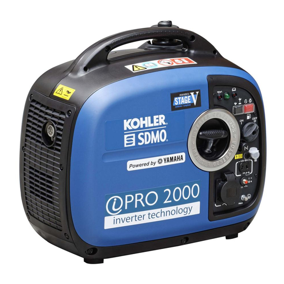 SDMO INVERTER PRO 2000 Manuel D'utilisation Et D'entretien