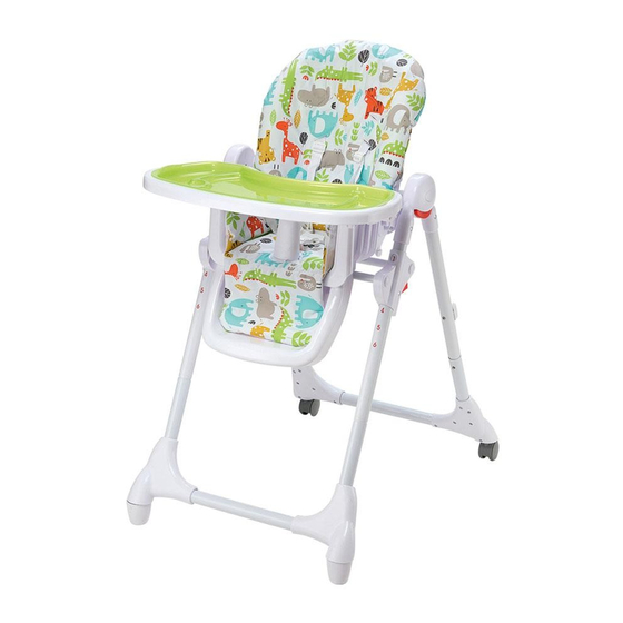 babyplus Hochstuhl Ricci Manuels