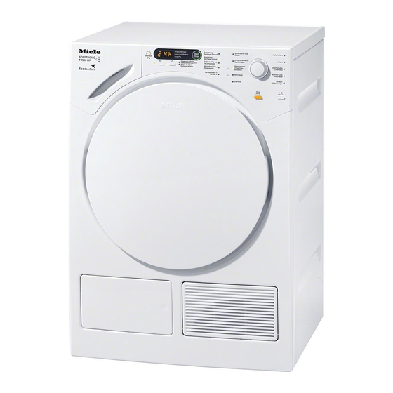 Miele T 7950 WP Mode D'emploi