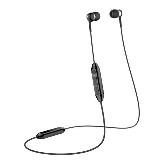 Sennheiser CX 350BT Notice D'emploi