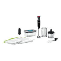 Bosch MaxoMixx Fresh Vacuum System Manuel D'utilisation