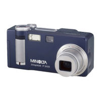 Minolta Dimage F200 Mode D'emploi