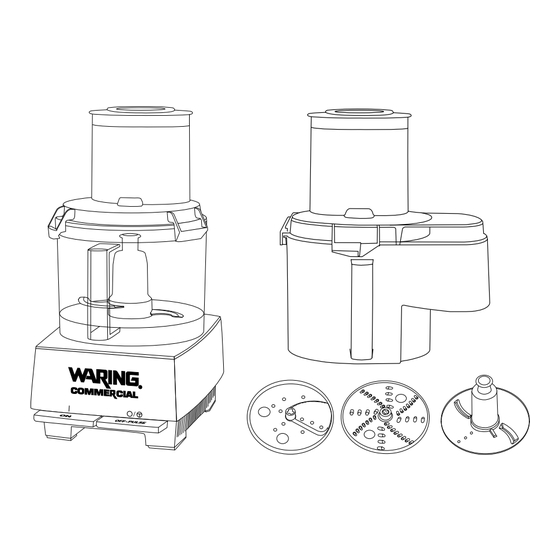 Waring Commercial WFP14SCE Manuel D'utilisation