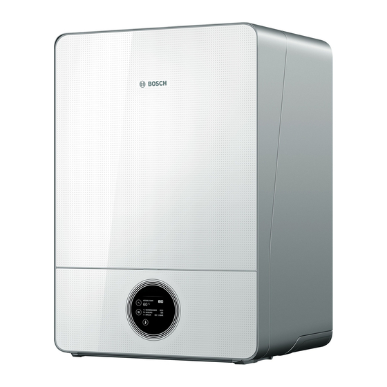 Bosch Condens 9000i W Manuels