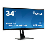 Iiyama ProLite XUB3490WQSU Mode D'emploi